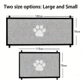No Drilling Pet Isolation Fence Portable Foldable Dog Barrier Net Safety Protection Mesh