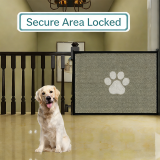 No Drilling Pet Isolation Fence Portable Foldable Dog Barrier Net Safety Protection Mesh