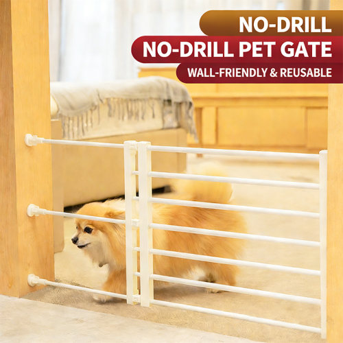 Indoor Pet Isolation Gate Dog Cat Safety Fence Barrier for Small Medium Large Dogs