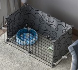 Indoor Pet Fence Dog Cat Rabbit Isolation Barrier Detachable Pet Playpen Cage for Small Dogs Cats