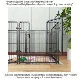Indoor Dog Cage & Playpen Freely Combined Pet Fence for Small Medium Large Dogs Toilet Training Kennel