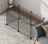 Indoor Pet Fence & Dog Cage Freely Combined Isolation Gate Dog House Barrier for Small Medium Dogs