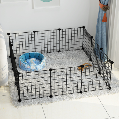Indoor Pet Fence & Dog Cage Freely Combined Isolation Gate Dog House Barrier for Small Medium Dogs