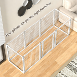 Fully Enclosed Dog Fence Cage Freely Combined Pet Pen for Small Medium Large Dogs Indoor Dog House