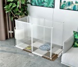 Indoor Pet Dog Fence with Toilet Area Freely Combined Dog Cat Cage Isolation Barrier for Small Medium Dogs
