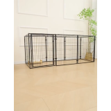 Fully Enclosed Dog Fence Cage Freely Combined Pet Pen for Small Medium Large Dogs Indoor Dog House