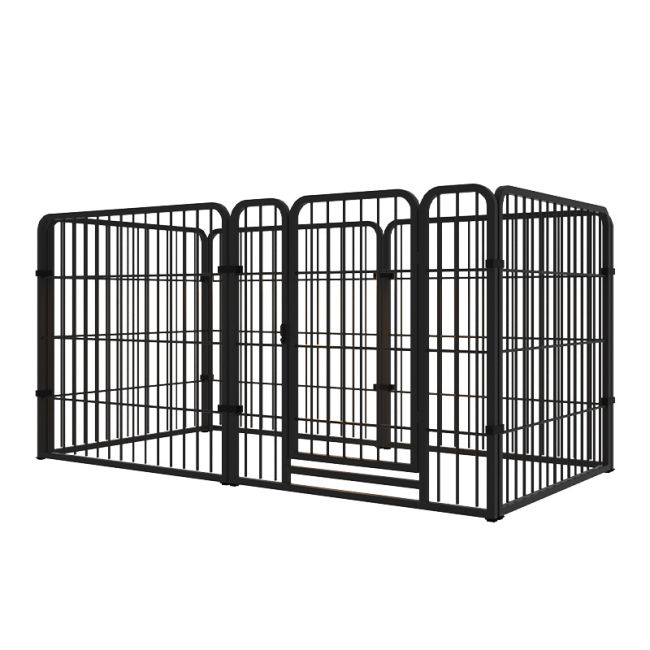 Indoor & Outdoor Pet Dog Fence Foldable Isolation Gate Dog Cage for Small Medium Large Dogs
