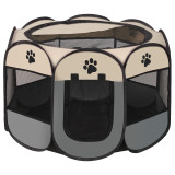 Octagonal Pet Playpen Foldable Pet Tent Oxford Fabric Scratch Resistant Dog Cat Cage Whelping Nest