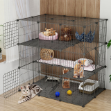 Indoor Pet Fence & Dog Cage Freely Combined Isolation Gate Dog House Barrier for Small Medium Dogs