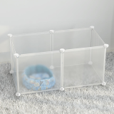 Indoor Pet Fence Dog Cat Rabbit Isolation Barrier Detachable Pet Playpen Cage for Small Dogs Cats