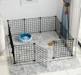 Indoor Pet Fence Dog Cat Rabbit Isolation Barrier Detachable Pet Playpen Cage for Small Dogs Cats