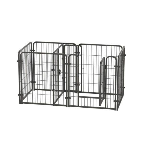 Indoor Anti-Escape Dog Fence Pet Cage Isolation & Toilet Training Pen for Small Medium Dogs