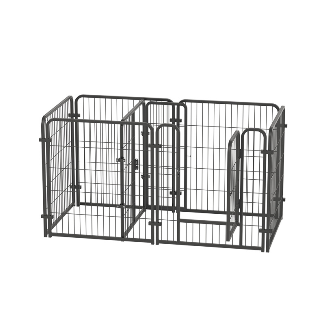 Indoor Anti-Escape Dog Fence Pet Cage Isolation & Toilet Training Pen for Small Medium Dogs