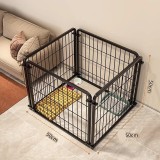 Indoor Dog Cage & Playpen, Freely Combined Pet Fence with Isolation Gate for Medium Large Dogs