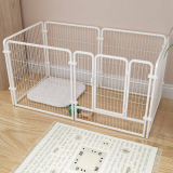 Indoor Dog Cage & Playpen, Freely Combined Pet Fence with Isolation Gate for Medium Large Dogs