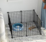 Indoor Pet Fence & Dog Cage Freely Combined Isolation Gate Dog House Barrier for Small Medium Dogs