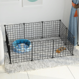 Indoor Pet Fence Dog Cat Rabbit Isolation Barrier Detachable Pet Playpen Cage for Small Dogs Cats