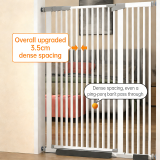 Extra Tall Anti-Cat Gate Pet Barrier Narrow Spacing No Drilling Dog Cat Fence for Indoor Balcony