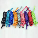 Reflective Dog Leash Colorful Pet Walking Rope Safety Traction Lead for Outdoor Dog Walking