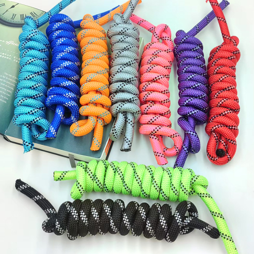 Reflective Dog Leash Colorful Pet Walking Rope Safety Traction Lead for Outdoor Dog Walking