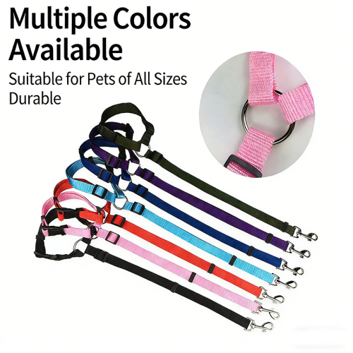 Dog Car Seatbelt Adjustable Vehicle Safety Strap Headrest Restraint Pet Harness Clip