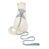 Adjustable Vest Type Pet Harness Breathable Dog Leash Set for Small Dogs Cats Rabbits