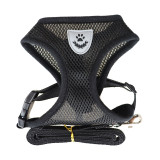 Vest Type Dog Harness and Leash Set Outdoor Walking Anti-Pull Pet Chest Strap