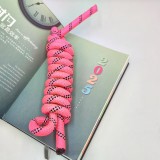 Reflective Dog Leash Colorful Pet Walking Rope Safety Traction Lead for Outdoor Dog Walking