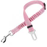 Reflective Elastic Pet Car Seat Belt Retractable Dog Cat Safety Rope for Vehicle Travel