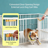 ndoor Dog Cage Metal Pet Fence Barrier Isolation Gate for Small Medium Dogs
