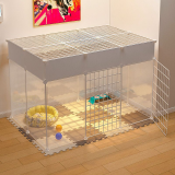 Indoor Pet Fence Dog Cat Cage, Small Animal Playpen Isolation Gate for Small Medium Dogs Puppy Kitten