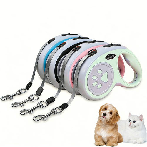 Automatic Retractable Dog Leash, Extendable Pet Walking Chain for Teddy Corgi Small Medium Dogs