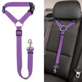 Dog Car Seatbelt Adjustable Vehicle Safety Strap Headrest Restraint Pet Harness Clip