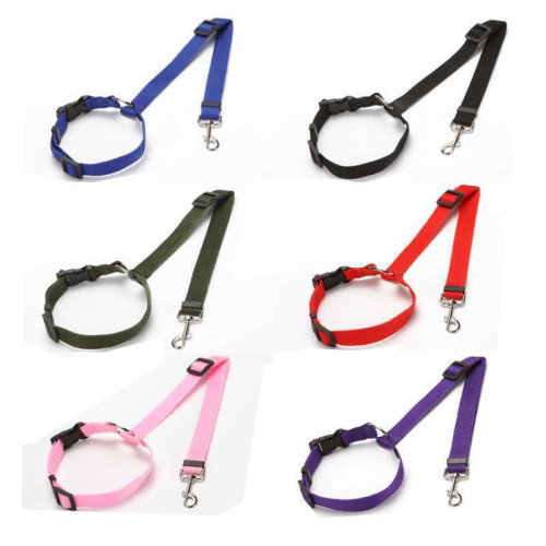 Dog Car Seatbelt Adjustable Vehicle Safety Strap Headrest Restraint Pet Harness Clip