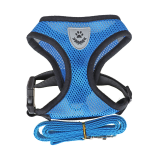 Vest Type Dog Harness and Leash Set Outdoor Walking Anti-Pull Pet Chest Strap
