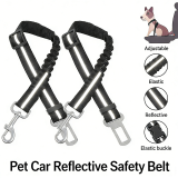 Reflective Elastic Pet Car Seat Belt Retractable Dog Cat Safety Rope for Vehicle Travel