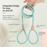 Anti-Pull Integrated Dog Pet Leash Thickened Durable Pet Chain Training Rope for Small Medium Large Dogs