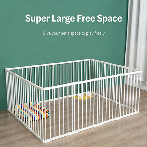 ndoor Dog Cage Metal Pet Fence Barrier Isolation Gate for Small Medium Dogs