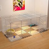 Indoor Pet Fence Dog Cat Cage, Small Animal Playpen Isolation Gate for Small Medium Dogs Puppy Kitten