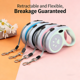 Automatic Retractable Dog Leash, Extendable Pet Walking Chain for Teddy Corgi Small Medium Dogs