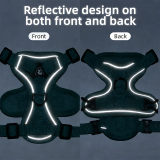 Vest Style Dog Harness Reflective Breathable Pet Cat Chest Strap Walking Leash