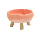 Donut Shaped Pet Bowl Large Caliber Elevated Cat Bowl Cute Non-slip Food Water Bowl for Cats Dogs