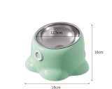 Octopus Shaped Cat Bowl Neck Protection Pet Feeder Anti-Tipping Cat Food Bowl With Stainless Steel Inner Bowl