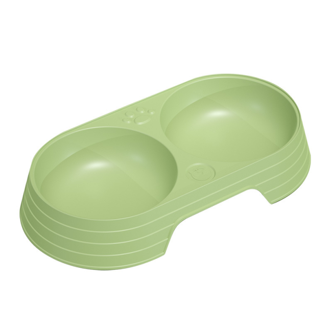 Double Cat Bowl Anti-Tipping Special Pet Feeding Bowl Food Water Bowl for Kitten Cat