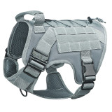 Tactical Dog Harness Adjustable Vest Type Anti-Pull Harness with Leash Collar for Small Medium Large Dogs