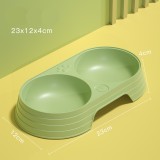 Double Cat Bowl Anti-Tipping Special Pet Feeding Bowl Food Water Bowl for Kitten Cat