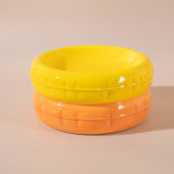 Elevated Ceramic Cat Bowl, High Foot Pet Food Water Bowl Durable Feeding Basin for Cats Small Dogs