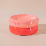 Elevated Ceramic Cat Bowl, High Foot Pet Food Water Bowl Durable Feeding Basin for Cats Small Dogs