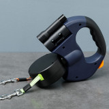 Dual Head Retractable Dog Leash 2 in 1 Double Traction Rope Automatic For Small Medium Dogs