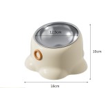Octopus Shaped Cat Bowl Neck Protection Pet Feeder Anti-Tipping Cat Food Bowl With Stainless Steel Inner Bowl